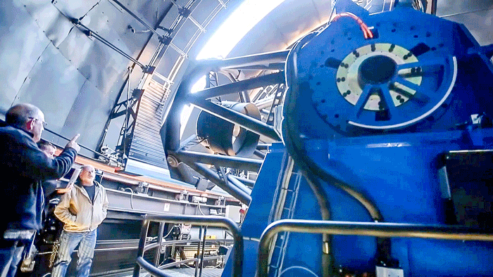 space telescope inside view